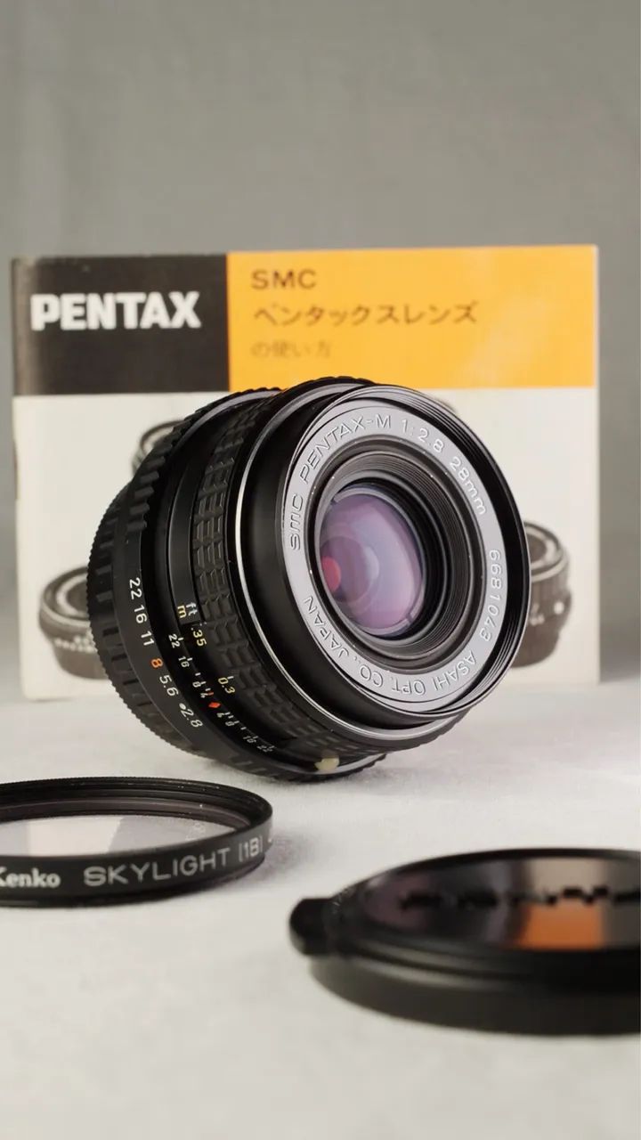 SMC Pentax M 28mm f2.8. Grande angular - Acessórios para Câmeras e