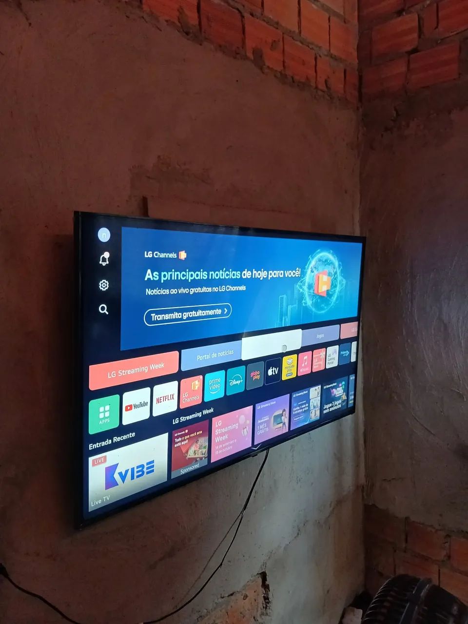 Tv 55 4k Android roku com controle olho mágico 