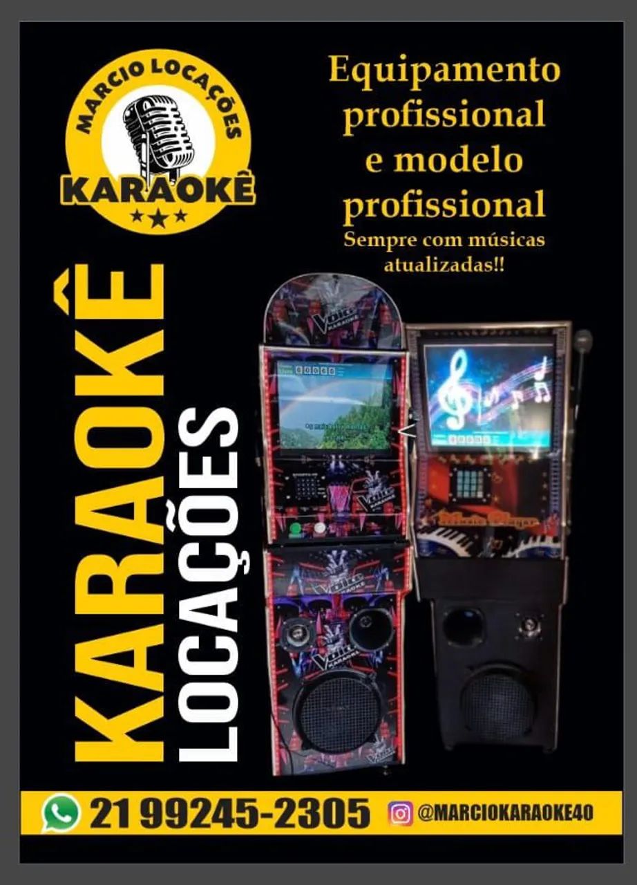 Aluguel karaokê Videoke 