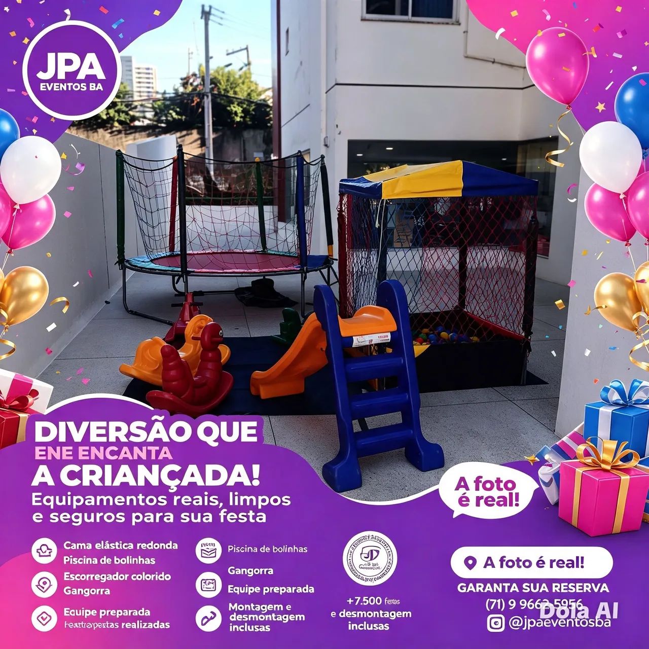 Aluguel de brinquedos 