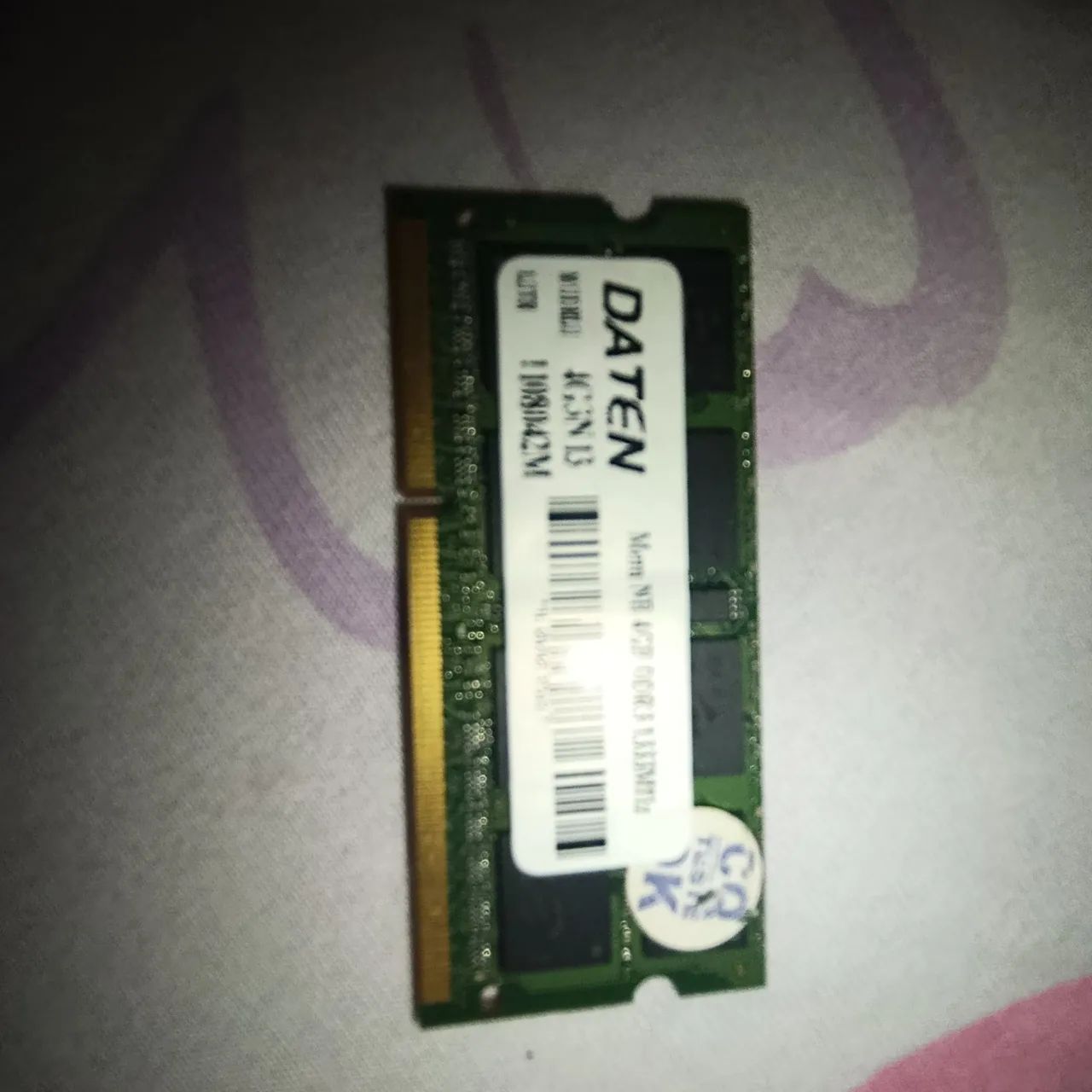 Memória ram de notebook (diversas) 2gb e 4gb