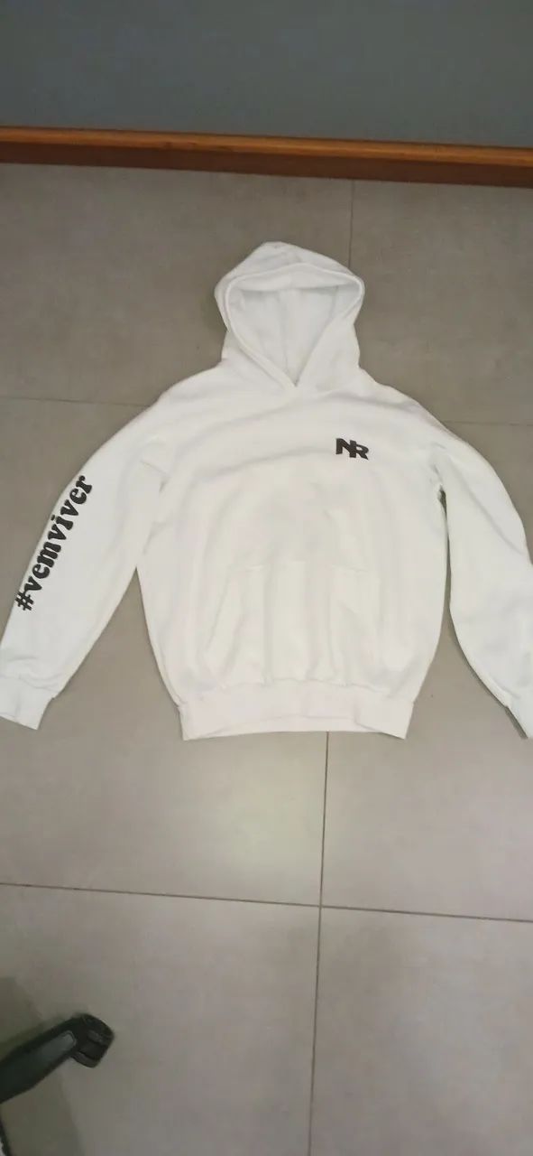 Moletom branco do NR