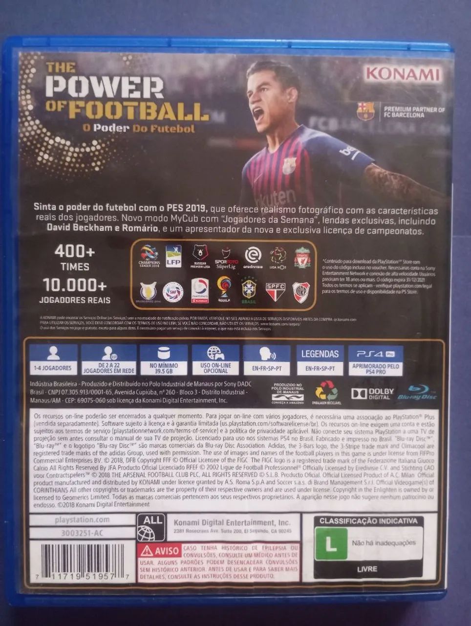 Jogo ps4 pés 19 - Foto 2