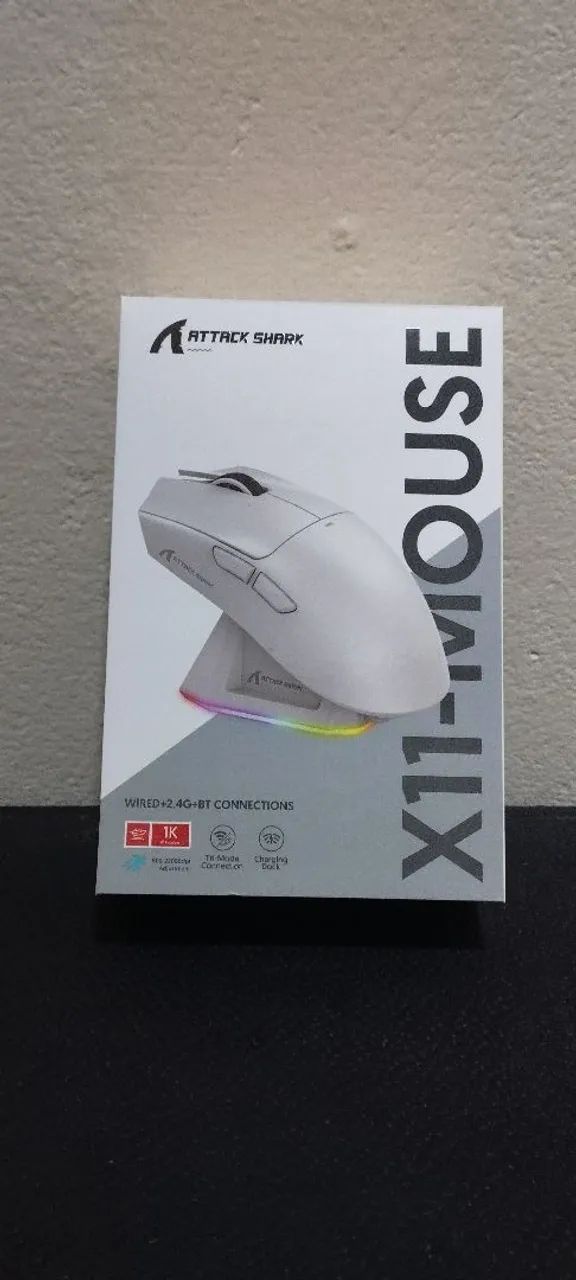 MOUSE GAMER ATTACK SHARK X11 ? OFERTA IMPERDÍVEL! - Foto 3