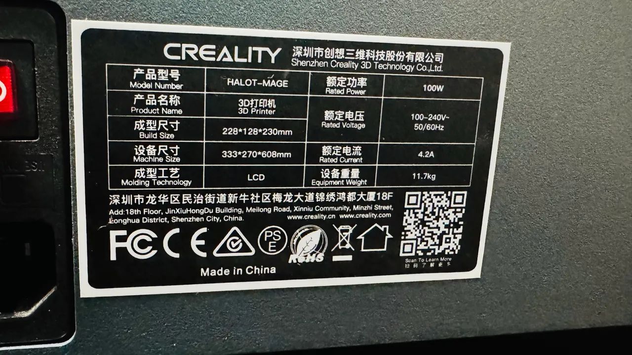 IMPRENSSORA CREALITY HALOT MAGE 8K - Foto 4