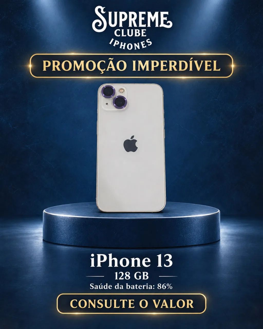 iPhone 13 - 128gb - 86% bateria - Celulares e Smartphones - Praia