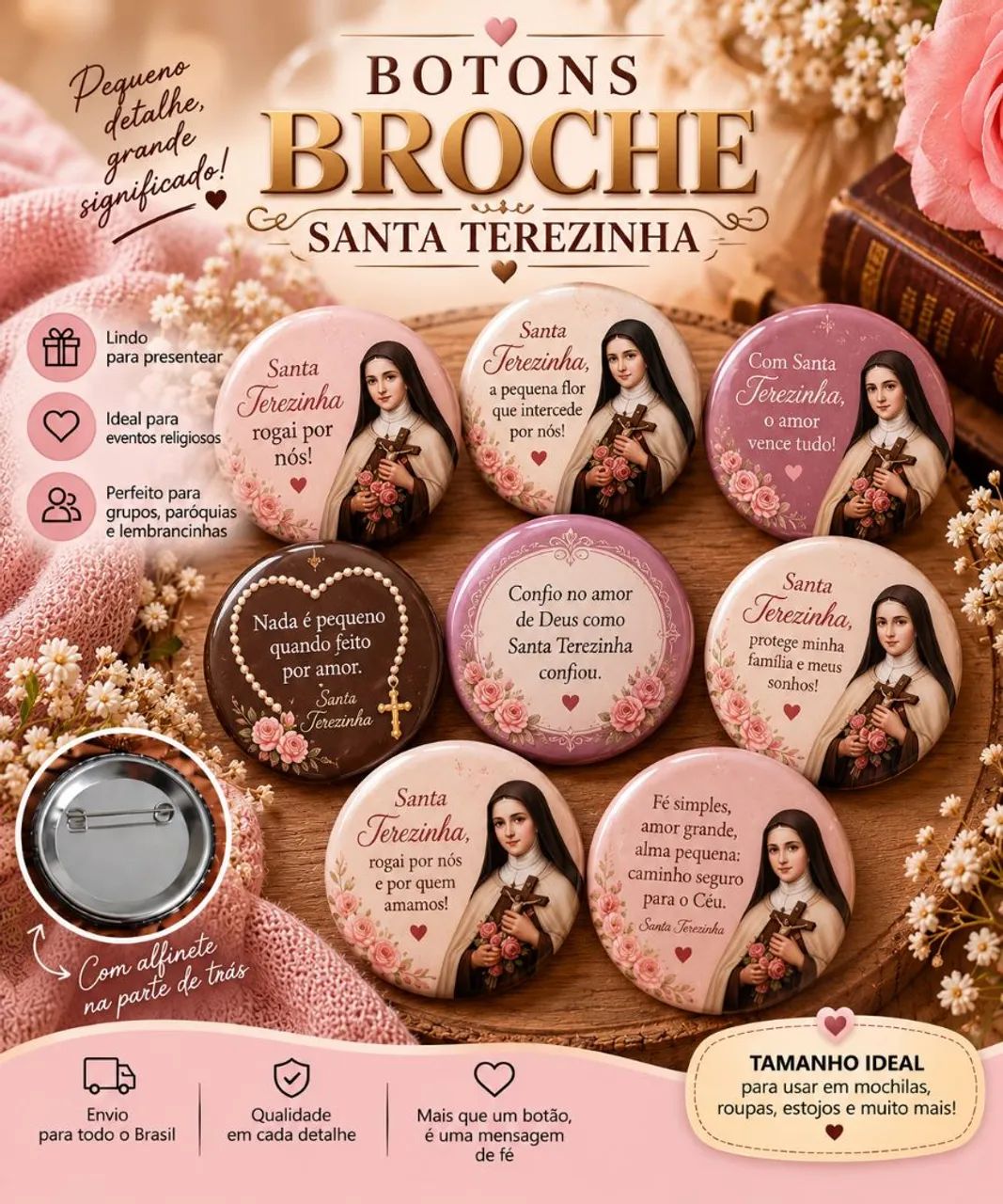 Bottons Alfinetes Personalizados - Foto 2