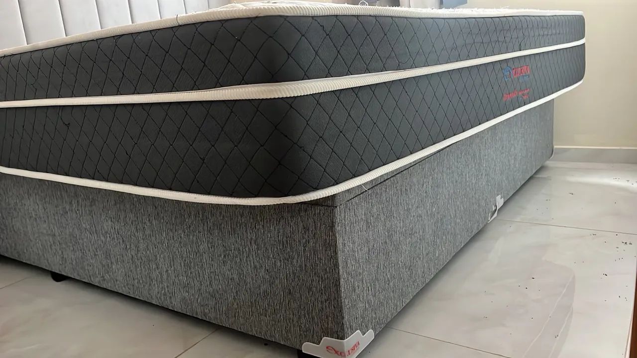 Cama king com baú  - Foto 3