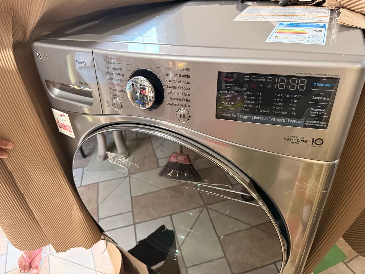 Lava e Seca LG 18KG - Foto 3