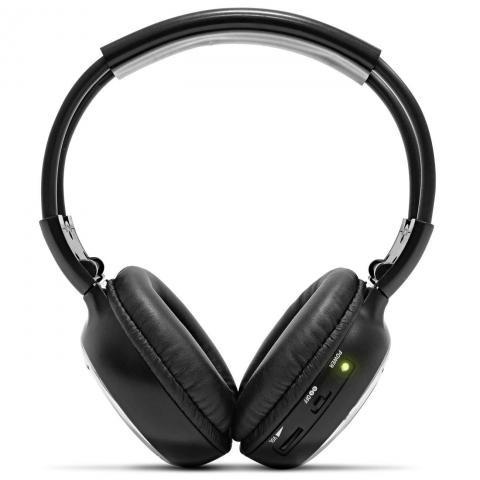 Fone Wireless Para Encosto De Cabeça Preto Tech One - Foto 3