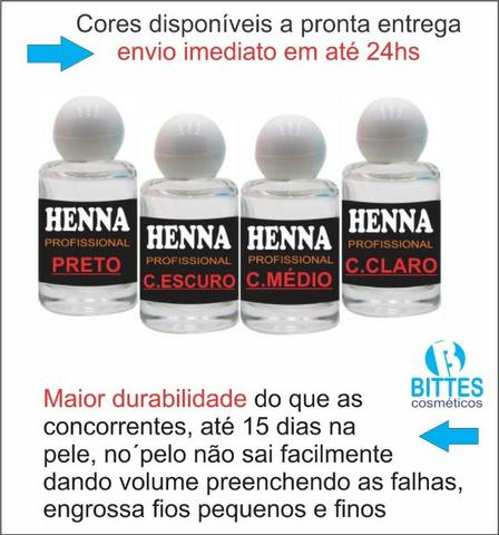 Sobrancelha Henna Castanho Claro 6 ml Bittes Cosméticos - Foto 4