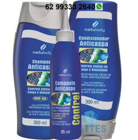 Kit Anticaspa | Shampoo, Condicionador e Composto Natubelly