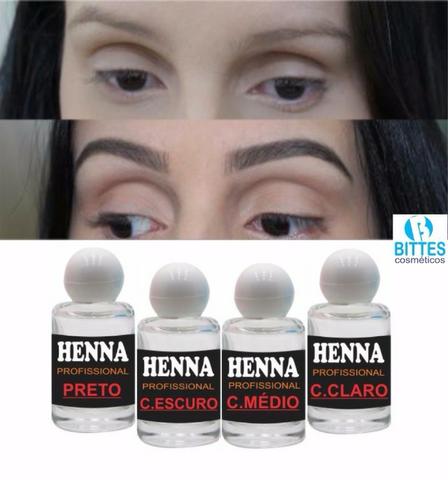 Sobrancelha Henna Castanho Claro 6 ml Bittes Cosméticos - Foto 3
