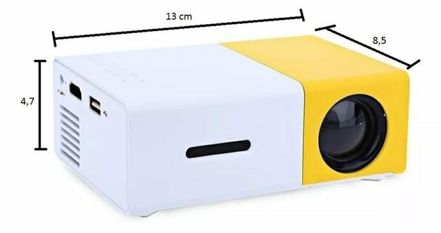 Mini Projetor Portátil Full Hd Led 600 Lumens