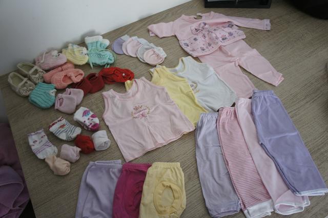 Lote de roupa infantil