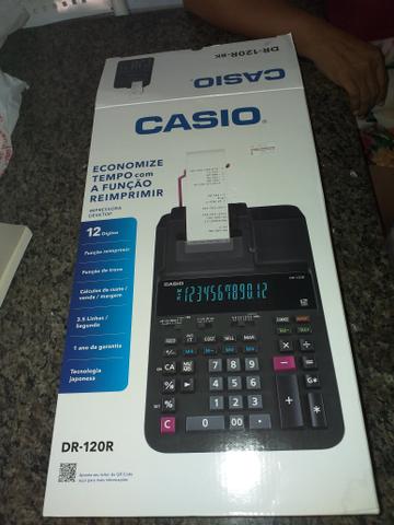 Calculadora c bobina impressora Casio nova - Foto 2