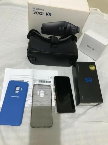 Samsung galaxy S9 + oculos gear vr tudo na caixa com nota fiscal + garantia