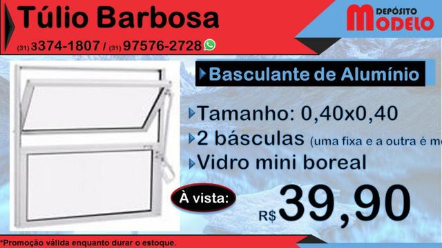 Basculante 0,40x0,40 NOVO #MaisBarato - Foto 2