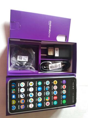 Motorola Moto One vision azul safira - Foto 3