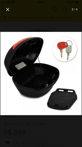 Bauleto givi 45 litros (cabe 2 capacetes) - Foto 5
