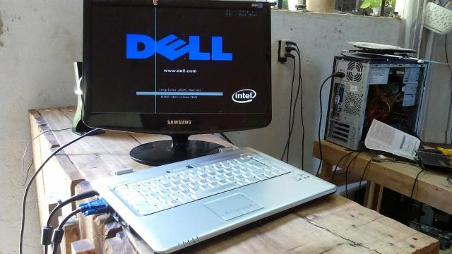 Base inferior notebook dell 1525 completa