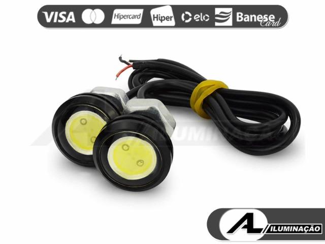 Olho de Gato Led para DRL, Strobo, som