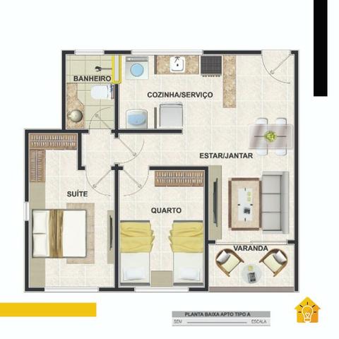 Apartamento no Parque Potira - Foto 6