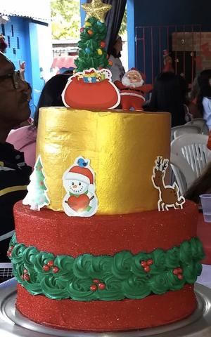 Bolos com decoração natalina - Foto 4