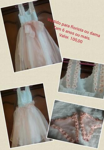 Vestido de dama ou florista