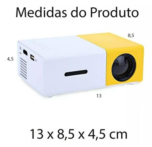 Mini Projetor Portátil Full Hd Led 600 Lumens - Foto 4