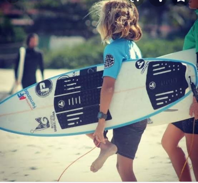 Deck Prancha de surf- Conjunto dianteiro e traseiro