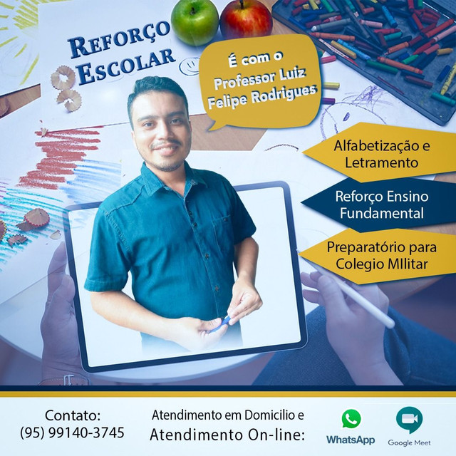 Aula de Reforço/ Preparatório para colégio Militar