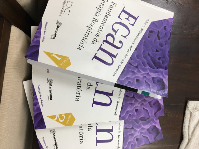 Livros / volumes 1,2,3 Egan fundamentos da terapia respiratória
