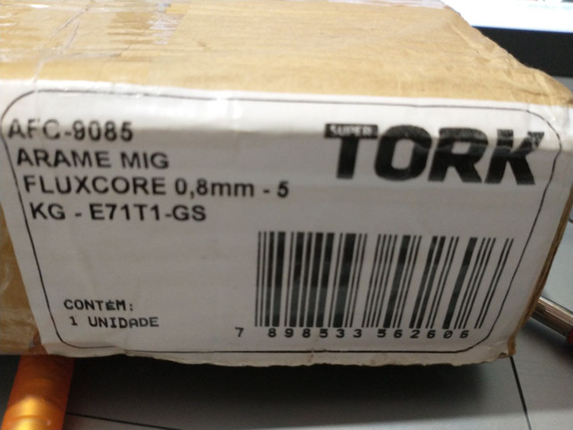 Arame Mig Fluxcore 0,8mm c 5kg da Tork - Foto 3