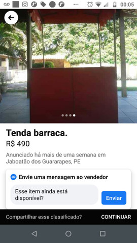 Barraca tenda