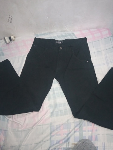 Calça jeans preta Rock Blue 44 - Foto 2