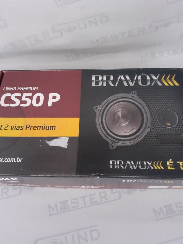 Kit 2 vias. Bravox Premium. CS50 P. 5". 60RMS. Garantia. Novo. Instalado.  - Foto 2
