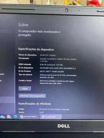 Dell Inspiron 15 3567 - i5, 8GB, SSD 240 - Computadores e