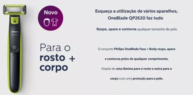 Philips OneBlade Rosto + Corpo QP2620