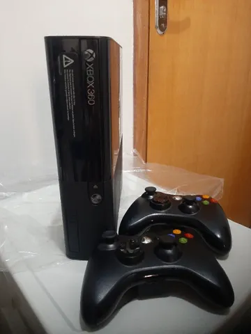 console Xbox 360 super slim original desbloqueado com 8 jogoscompleto Xbox  slim