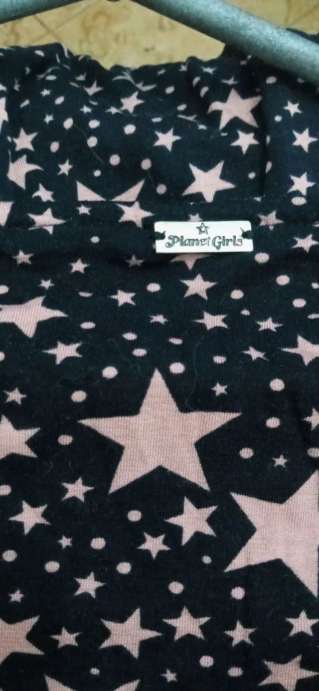 VESTIDO PLANET GIRLS MANGA COMPRIDA NOVO - Foto 3