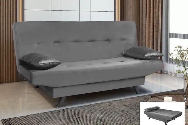 SOFÁ CAMA SUPER OFERTA PÉS MADEIRA !!! T1010