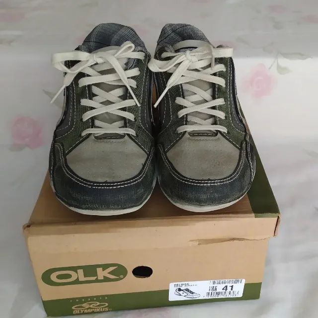 Sapatênis OKL Olímpikus Couro 41Usado - Foto 2