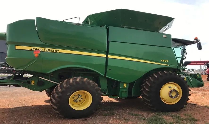 S680 John Deere Colhedeira Plataforma Draper 40pés  Ano 2013  - Foto 4