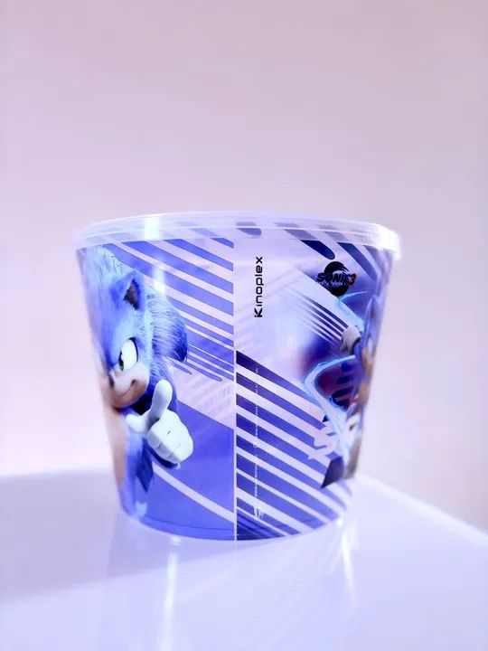 Balde de pipoca Sonic 3 - KINOPLEX OFICIAL - Foto 3