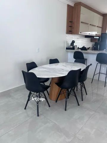 Mesa cone ( mármore espírito santo 1.80x1.00) Oferta  - Foto 5