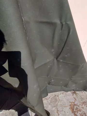 Retalho de Lona Multiuso Lacrada, verde musgo escuro. - Foto 3