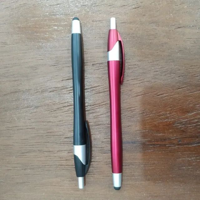 Caneta Touche Screen Vermelha E Preta - Foto 2