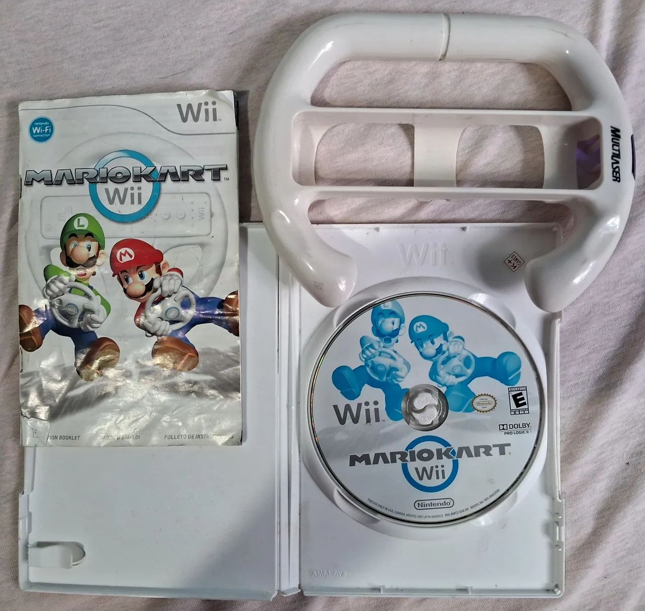 Mario Kart Wii original + Volante - Foto 3