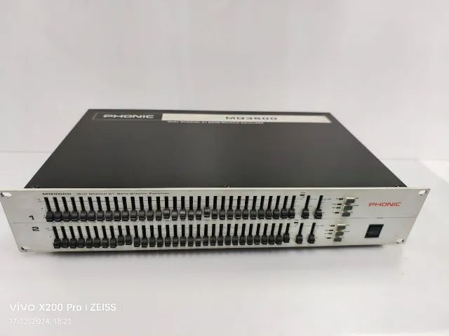 Equalizador Gráfico Phonic Mq3600 31 Bandas Ótimo!! - Foto 5